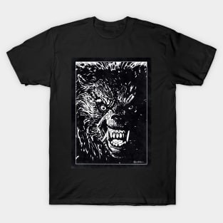 AMERICAN WEREWOLF IN LONDON (Black and White) T-Shirt